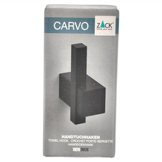 ZACK 擦手巾架 - 黑色 18/10 不鏽鋼, 1個