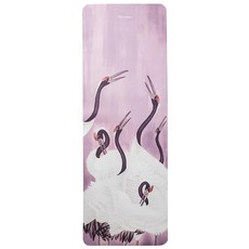 sugarmat頂級TPE瑜珈墊 舞鶴人生 紫色 173 x 61 x 0.5cm, 1個