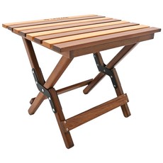 Lifecode 生活密碼 兩用小桌椅, 櫸木實木, 折疊收納, 雙色, 40x33.5x34.5cm