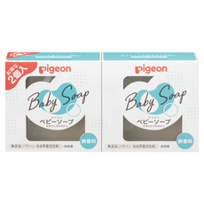 pigeon 貝親 透明香皂2件組, 180g, 1組