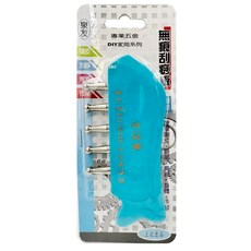 泉友 無痕刮痧板 頭皮 刮痧 按摩, 藍綠色, 1個