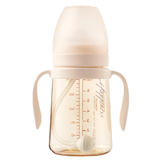 MOTHER-K 精粹PPSU吸管杯, 200ml 湛藍星夢配色, 醫療級PPSU材質, 防逆流設計, 1個, 晨曦白