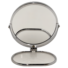 TRIARROW 三箭牌 雙面折疊鏡, 高級鏡面, 17寬X11.5深X19高cm, 一面正常一面2倍放大, M-5205-1