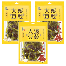 良澔 大溪 豆乾 蒜味, 130g, 3袋