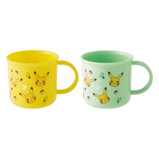 Skater Pokemon 塑膠水杯2件組, 400ml, 1組, 皮卡丘