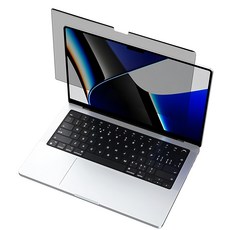 YADI 亞第 獨特磁吸 水之鏡防窺片 28°極小防窺視角 抗眩光 濾藍光 防汙 抗指紋, 透明黑色, 1個