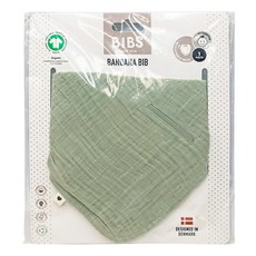 BIBS Bandana Bio 有機棉圍兜 100%棉, 灰綠, 1個