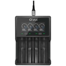 a plus 液晶顯示全智能極速充電組 A+V4L PRO 旗艦加長版，適用於多種電池, 1個