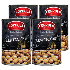 COPPOLA 柯波拉 義大利扁豆罐頭, 400g, 4罐