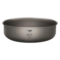 Keith Titanium 鎧斯 純鈦碗 Ti5338，Ø17.3 x 5cm, 900ml，表面砂光, 1個
