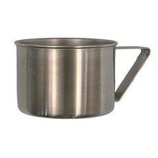 日製 18-8不銹鋼馬克杯 復古銀 280ml, 1個