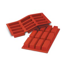 三能 12連長方型矽膠模, 1個