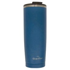 GrandTies TO GO系列 Tritan杯蓋不鏽鋼保溫瓶 590ml 深鈷藍, 1瓶