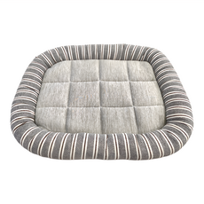 Dogfeet 無印風涼感床 COOL日本涼感新技術 高彈性PP棉填充不易塌陷 底部顆粒防滑布, S ( 49 x 38 x 15cm ), 時尚灰, 1個