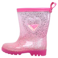 Bimbo Bimba 心形LED靴 200mm 粉色 女童雨靴