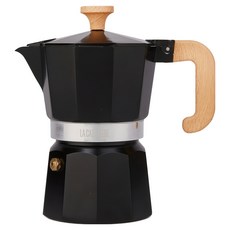 LA CAFETIERE 義式摩卡壺 3杯, 黑色, 1個
