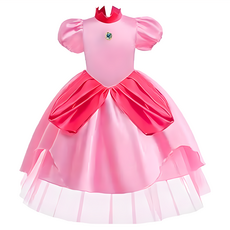 萬聖節表演服 碧姬公主 附皇冠, 1件