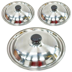 Kiyodo 10人內鍋蓋, 23cm, 3個