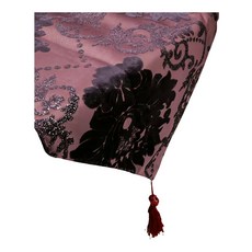 J&N 伊莎締爾檯布 100%聚酯纖維, 38 x 178cm, 紫色, 1個