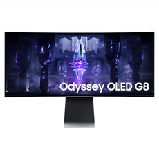 SAMSUNG 三星 Odyssey OLED G8 曲面電競螢幕, 34吋, S34BG850SC