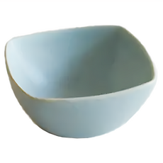 美濃燒 方形豆缽, 6.8x6.8xH3.6cm, 適用於洗碗機、烘碗機, 摩爾藍, 1個