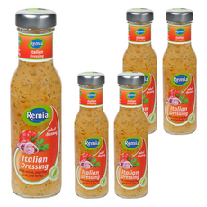 瑞米亞 義式風味沙拉醬, 原裝進口, 258公克, 250ml, 5瓶