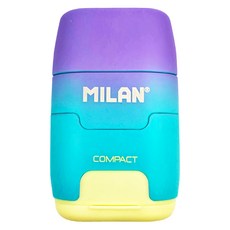 MILAN COMPACT橡皮擦+削筆器雲彩朵朵, 顏色隨機, 1組