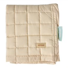 GGUMBI 圍欄式吸音無縫床 專屬保潔墊, 140 x 90cm, 1個, 米色