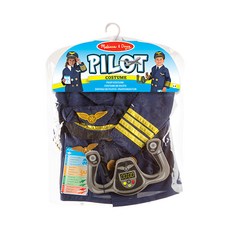 Melissa&Doug 瑪莉莎 角色服裝, 機長服, 1組