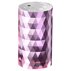 NAWEIS 無水鑽石紋行動精油香薰機, 5-20ml精油瓶身ml數, 2000mAh電池容量, 紫水晶