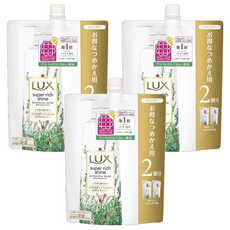 LUX 麗仕 LUMINIQUE 璐咪可 SPA精油無矽靈洗髮精補充包 植物亮澤, 660g, 3包