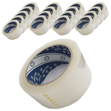 GLOBE 地球 超透明OPP膠帶 48mm 90碼, 透明, 18個