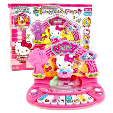 Hello Kitty 凱蒂貓 Sanrio 三麗鷗 閃亮舞台電子琴, KT-50118, 1個, 18.5 x 10 x 14cm