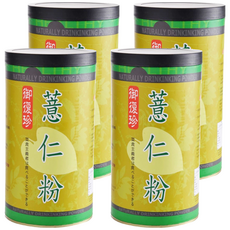 御復珍 薏仁粉，取自陽光充足產地, 500g, 4罐, 1入