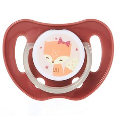 tgm 矽膠安撫奶嘴, 狐狸, 0-6個月, 1個