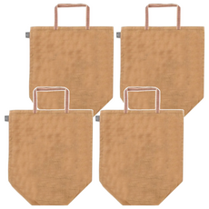 BAN INOUE 井上幡 日本製 CAYA 純棉蚊帳布蔬菜袋 丁香, L(30 x 27cm), 4個, 1入