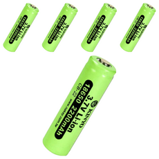 Kinyo 18650鋰電池3.7v, 1個, 5個, CB-22