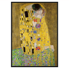 菠蘿選畫所 克林姆 吻 AVAR3417B, 黑色