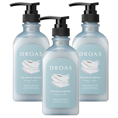 DROAS 熔岩泥 絲滑潔淨潤髮乳, 400ml, 3瓶