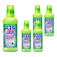 Kao 花王 Wide Haiter 彩色衣物 衣物漂白水, 環保補充包方便存放, 600ml, 5瓶