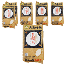 天生好米 長糯米 台灣花蓮縣產, 1.38kg, 6包