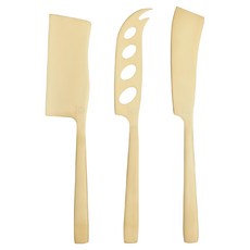 Artesa 不鏽鋼起司刀3件組, 1組, 香檳金