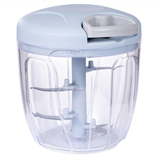 廚房手拉切碎器, 500ml, 藍色, 1個