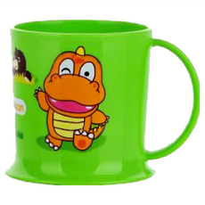 Edison 愛迪生 神奇聰明水杯, 200ml, PP材質, 綠色, 恐龍G, 1個