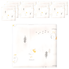 babyan 壓紋棉紗手帕套裝 10入