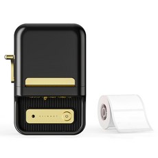 NIIMBOT B21 Pro 標籤機 附標籤紙, 黑色, 1組