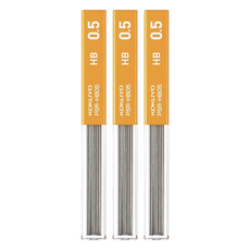 KOKUYO 六角自動鉛筆芯 HB, 0.5mm, 3盒