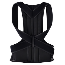 LEADER X 多重固定挺背矯正帶 雙重加壓設計 透氣網布設計, M, 1個