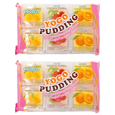 COCON 可康 YOGO 椰果布丁 綜合水果風味 6個, 35g, 2袋