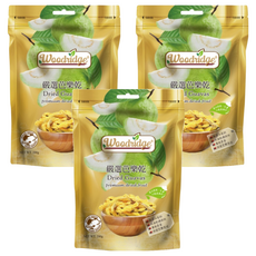 Woodridge 森之果物 嚴選芭樂乾, 天然採摘, 低溫乾燥, 200g, 3包